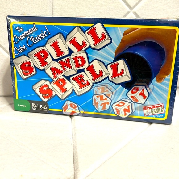 SPILL AND SPELL CROSSWORD CUBE CLASSIC GAME NEW!!! - Picture 3 of 6